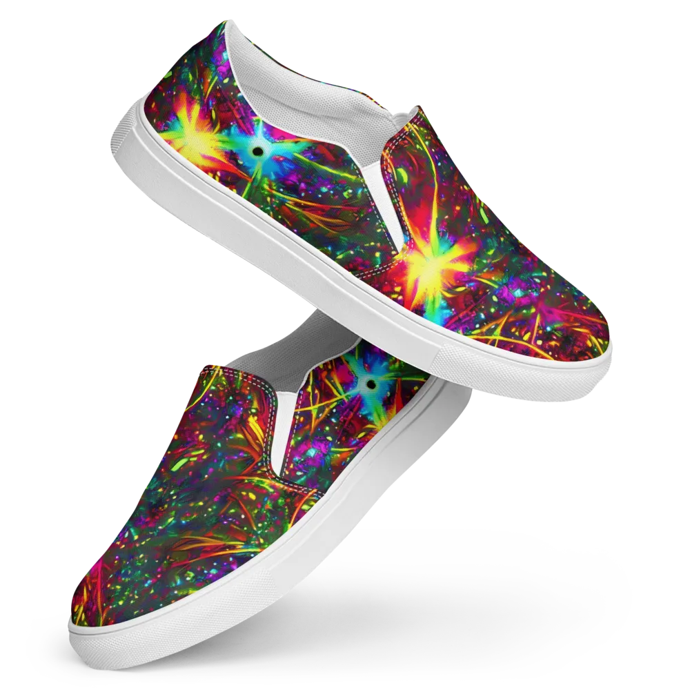 Albert Tucker on Women's Slip-On Canvas Shoes — Front