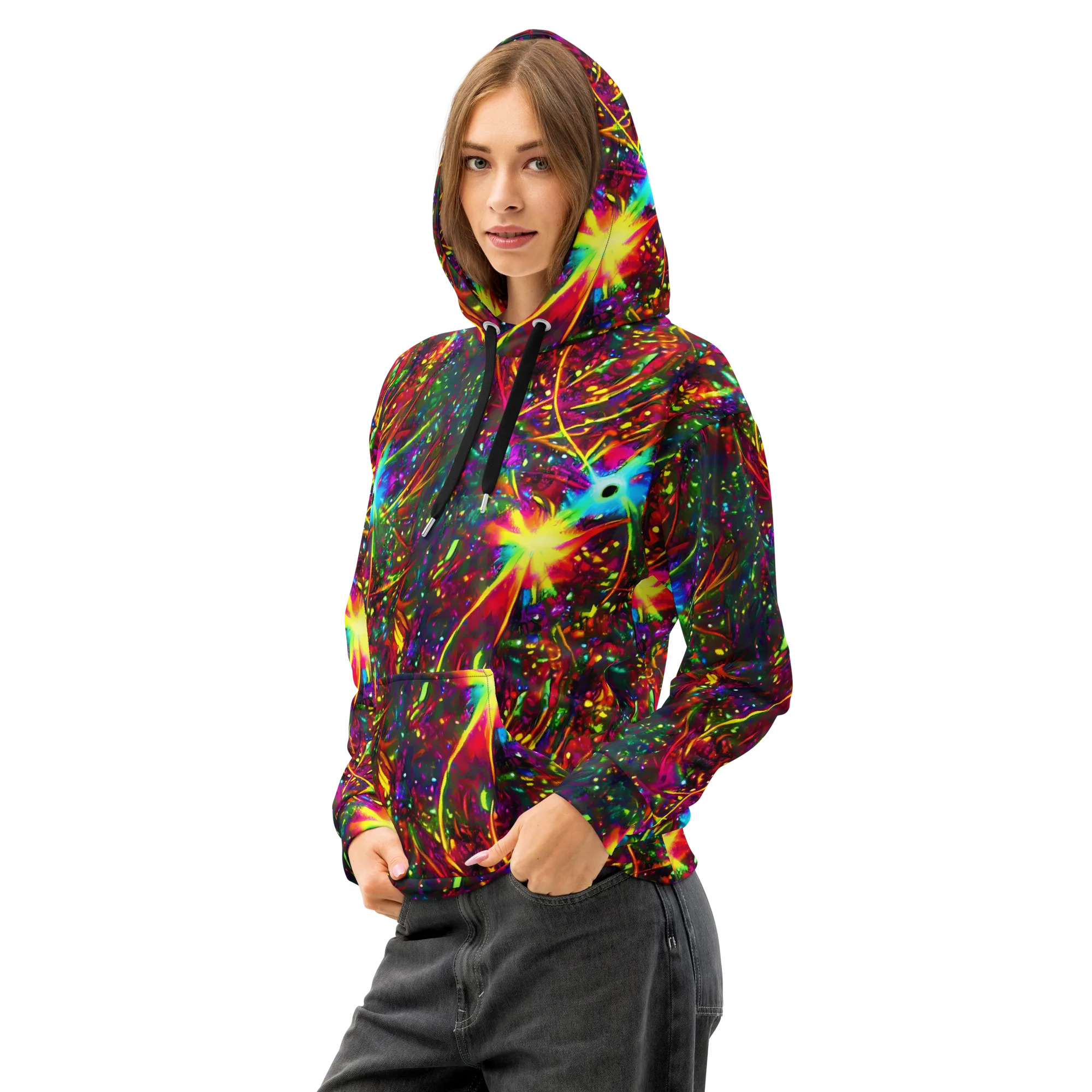Albert Tucker on Cotton Hoodie — Left Front