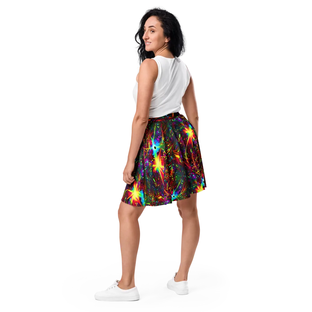Albert Tucker on Skater Skirt — Back