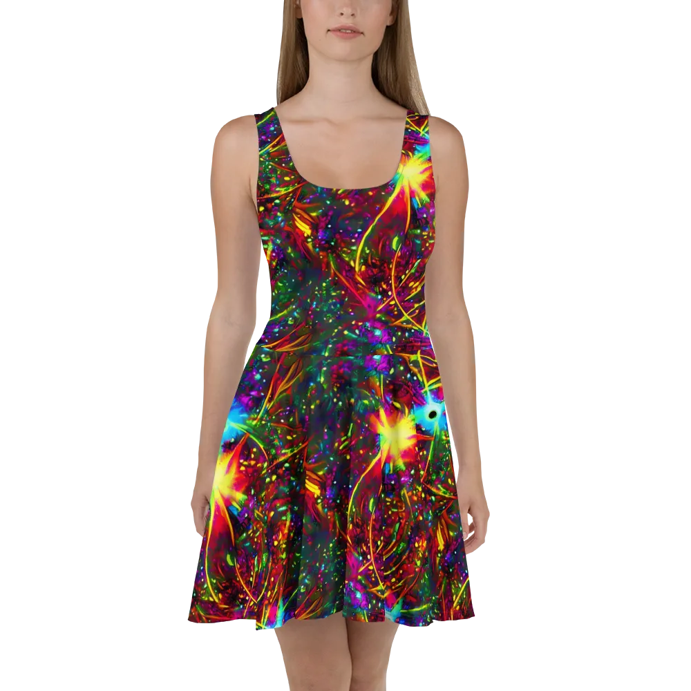 Albert Tucker on Skater Dress — Front