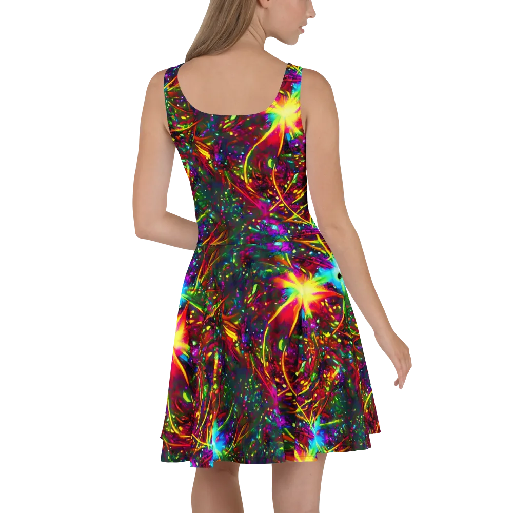 Albert Tucker on Skater Dress — Back