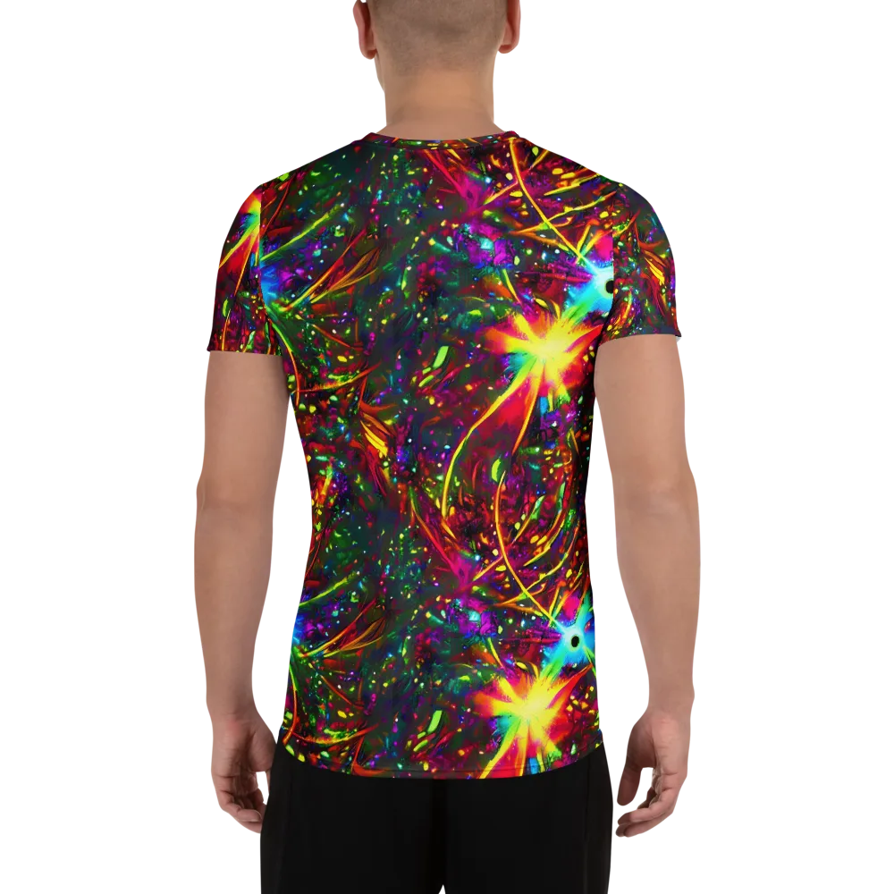 Albert Tucker on Men's Athletic T-Shirt — Back