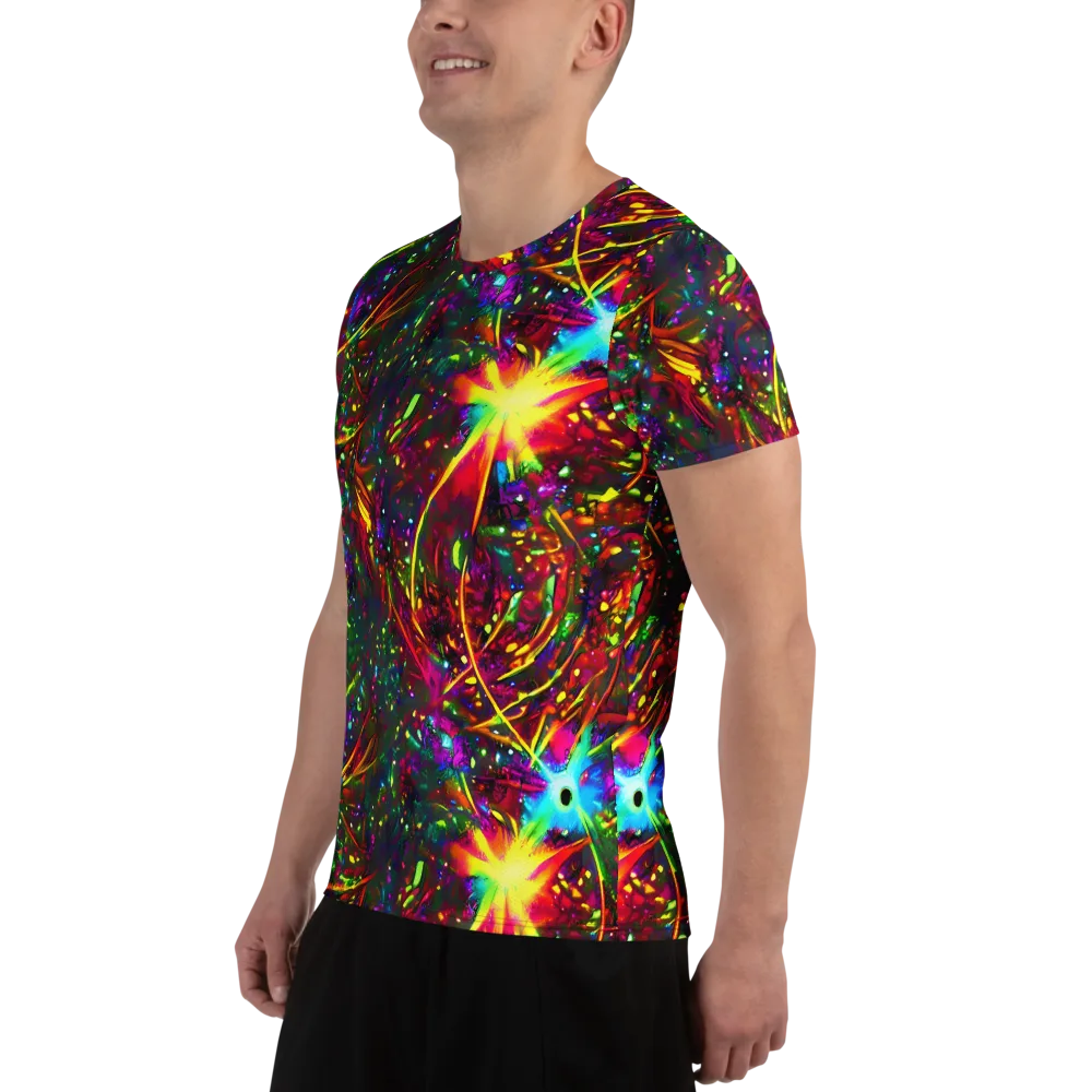 Albert Tucker on Men's Athletic T-Shirt — Left
