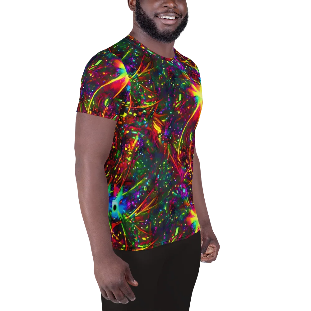 Albert Tucker on Men's Athletic T-Shirt — Right