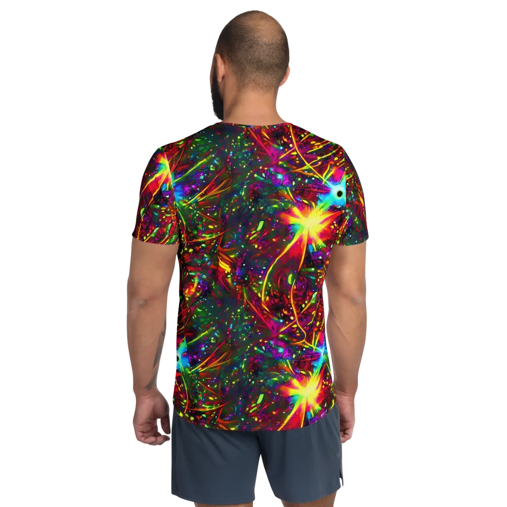 Albert Tucker on Men's Athletic T-Shirt — Back