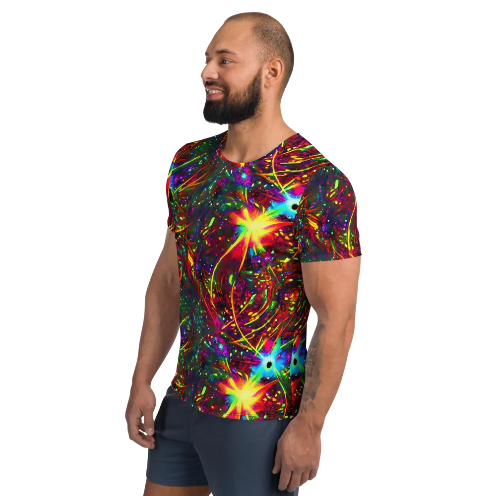 Albert Tucker on Men's Athletic T-Shirt — Left