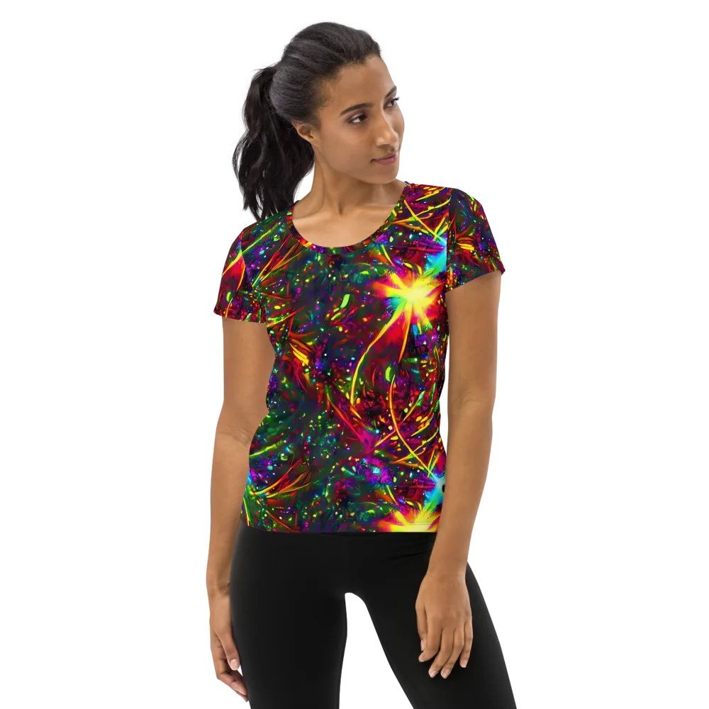 Albert Tucker on Women's Athletic T-Shirt — Front