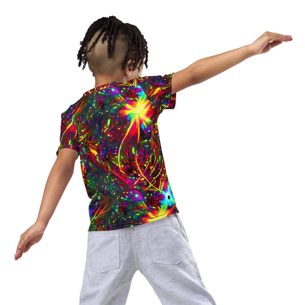Albert Tucker on Kids Crew Neck T-Shirt — Back