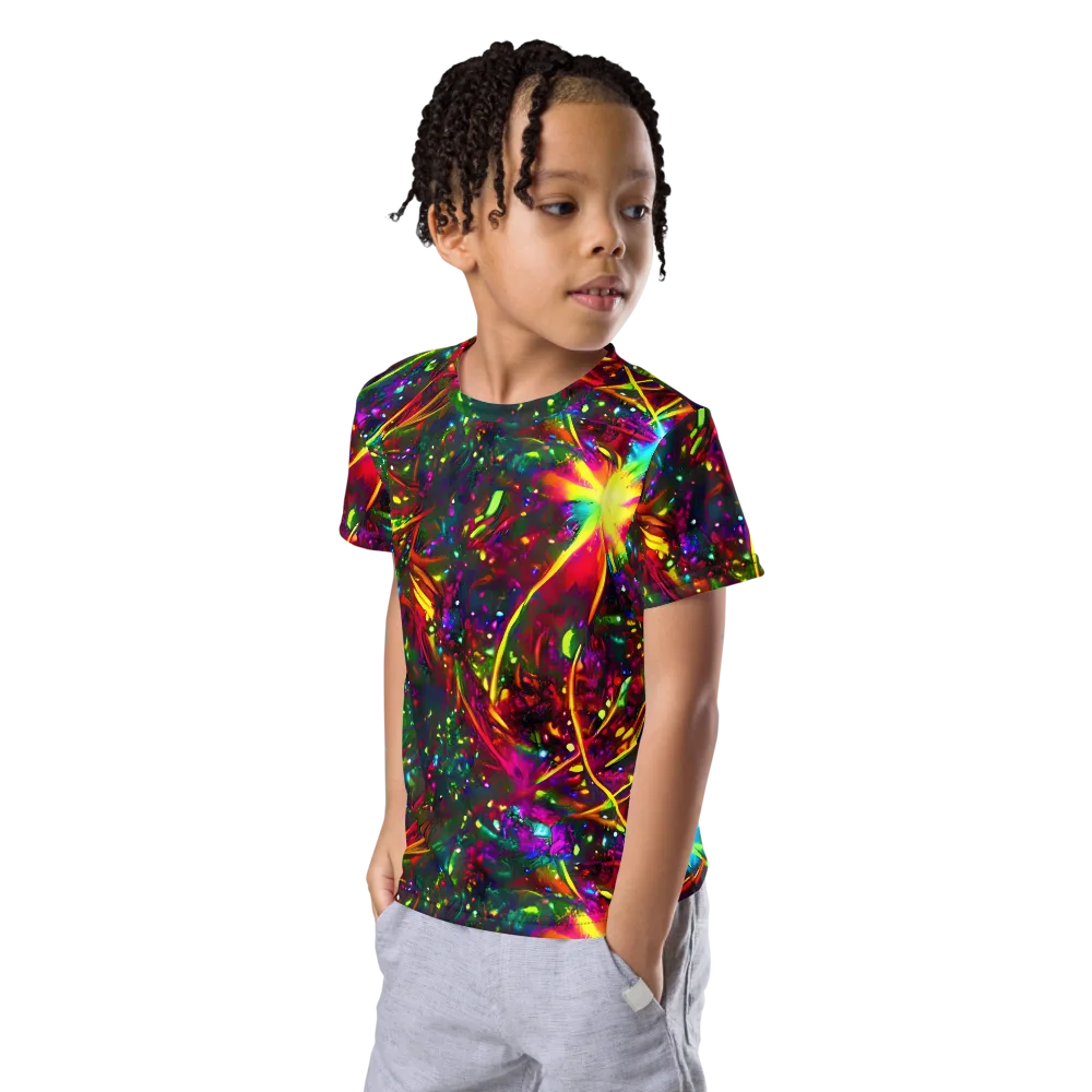 Albert Tucker on Kids Crew Neck T-Shirt — Left Front