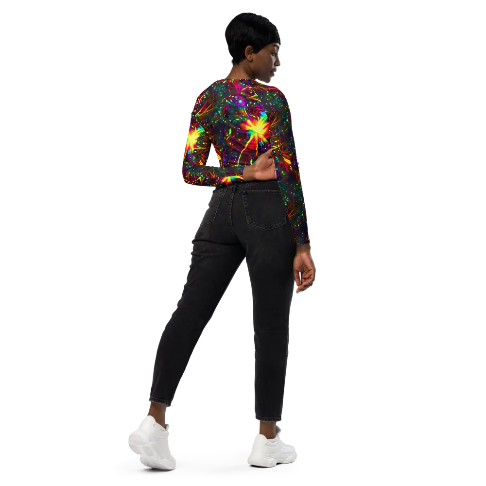 Albert Tucker on Long Sleeve Crop Top — Right Back