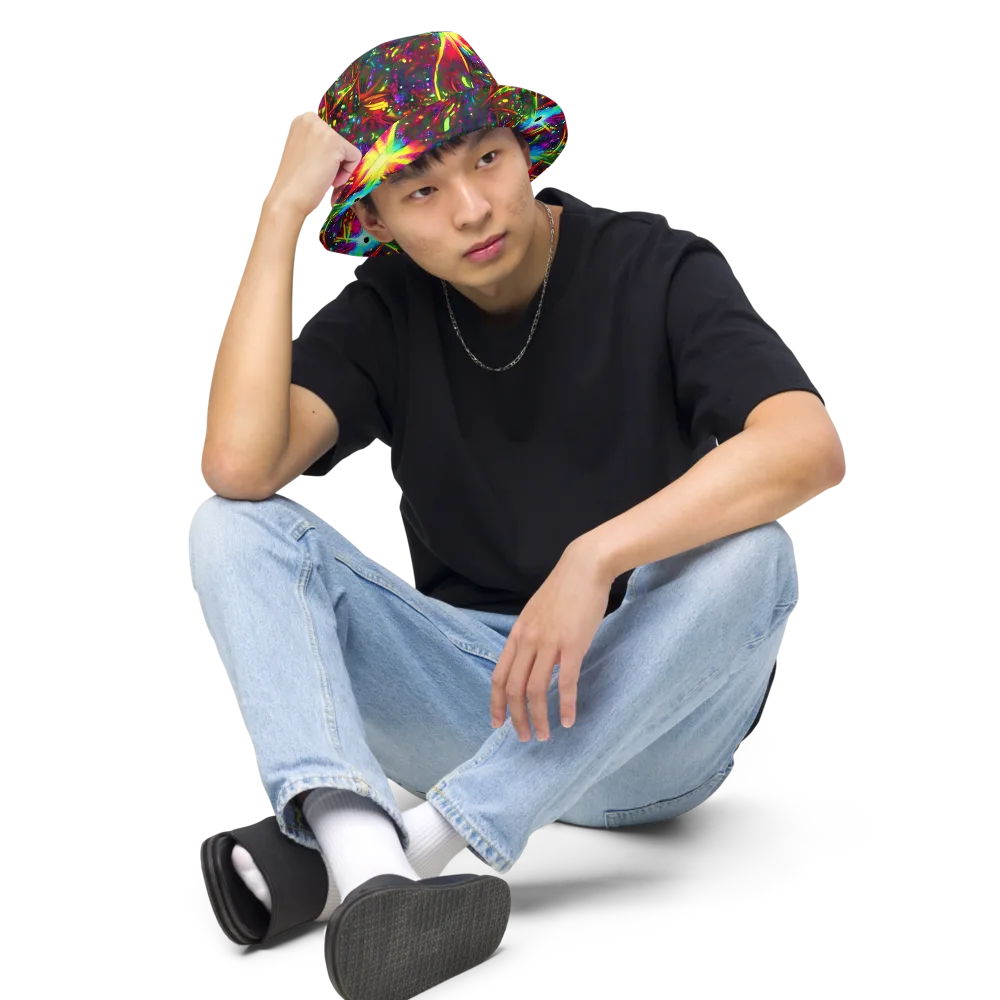 Albert Tucker on Reversible Bucket Hat — Front 2 Inside