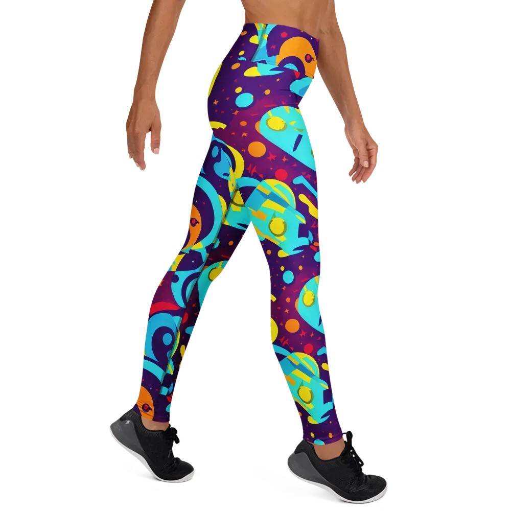 Gerace Geometry on Yoga Leggings — Right