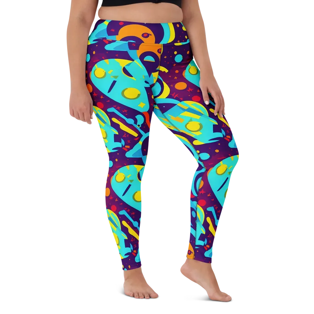 Gerace Geometry on Yoga Leggings — Front