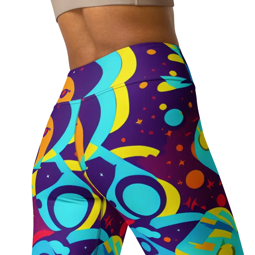 Gerace Geometry on Yoga Leggings — Back