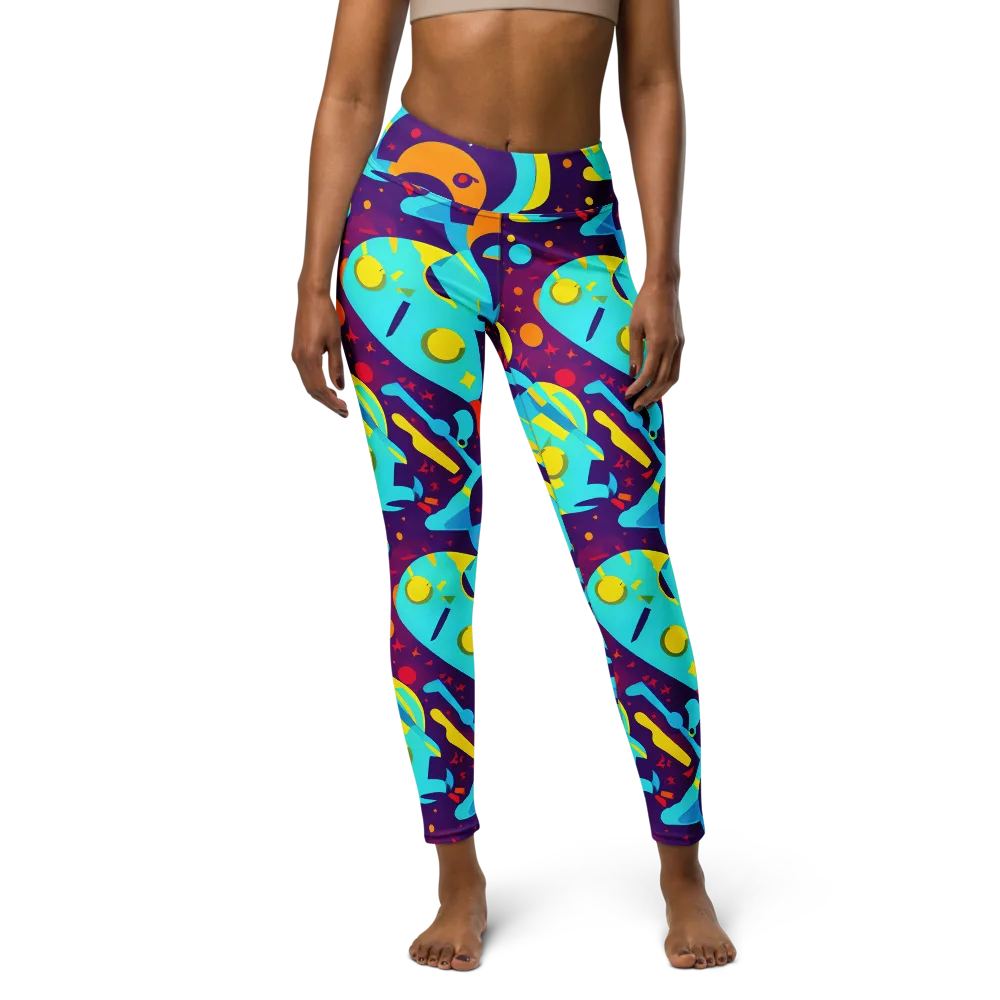 Gerace Geometry on Yoga Leggings — Front