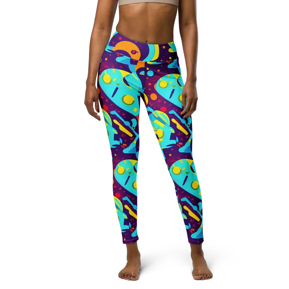 Gerace Geometry on Yoga Leggings — Front
