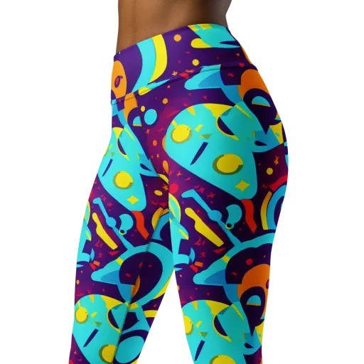 Gerace Geometry on a Yoga Leggings