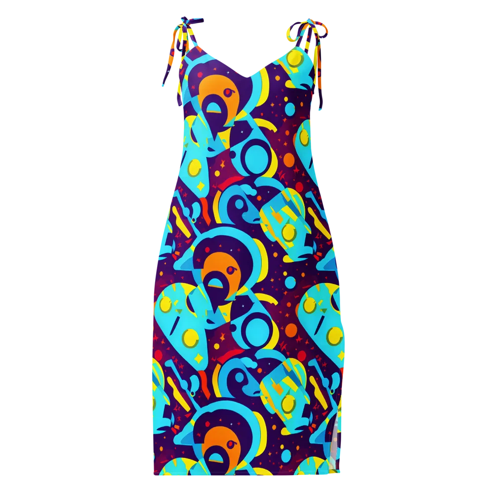 Gerace Geometry on Slip Dress — Front