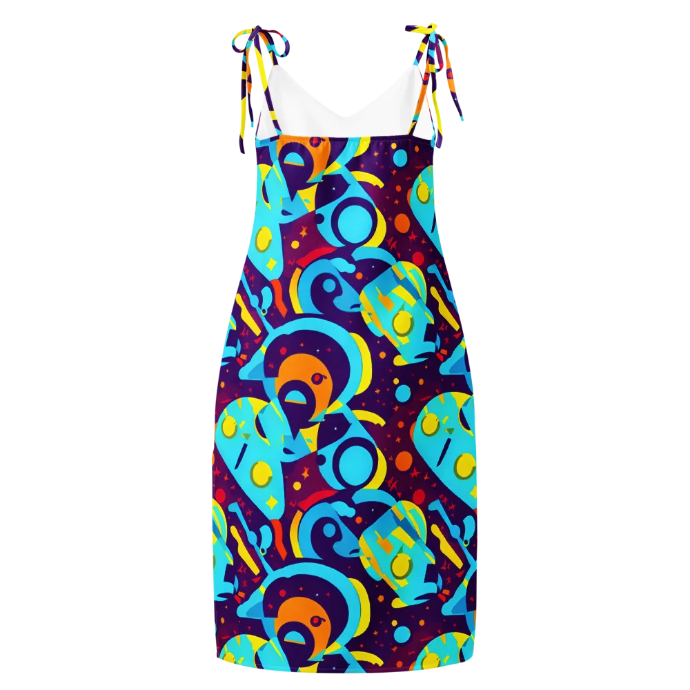 Gerace Geometry on Slip Dress — Back