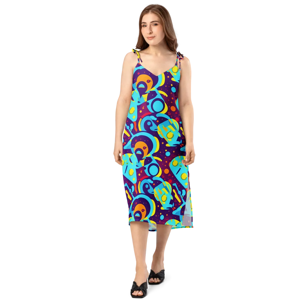 Gerace Geometry on Slip Dress — Front