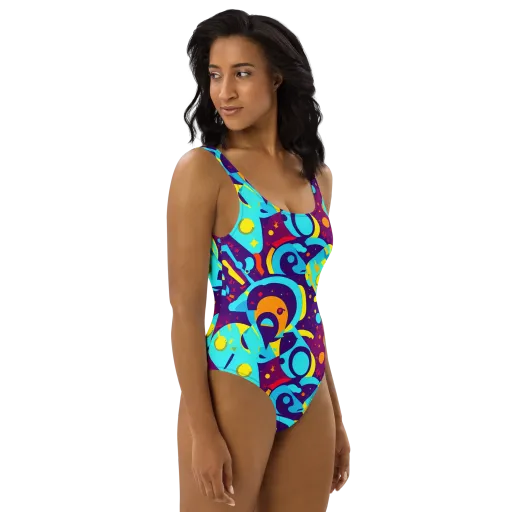 Gerace Geometry on a One-Piece Swimsuit