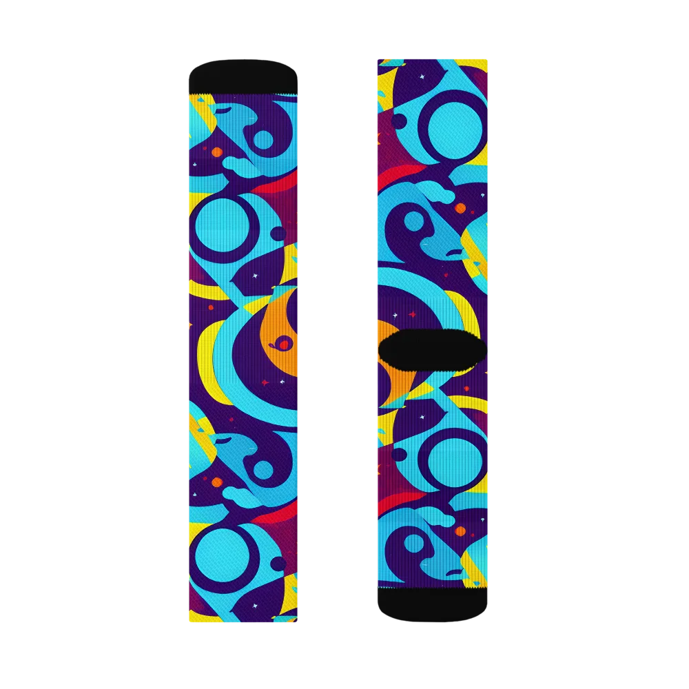 Gerace Geometry on Socks — Left Sock