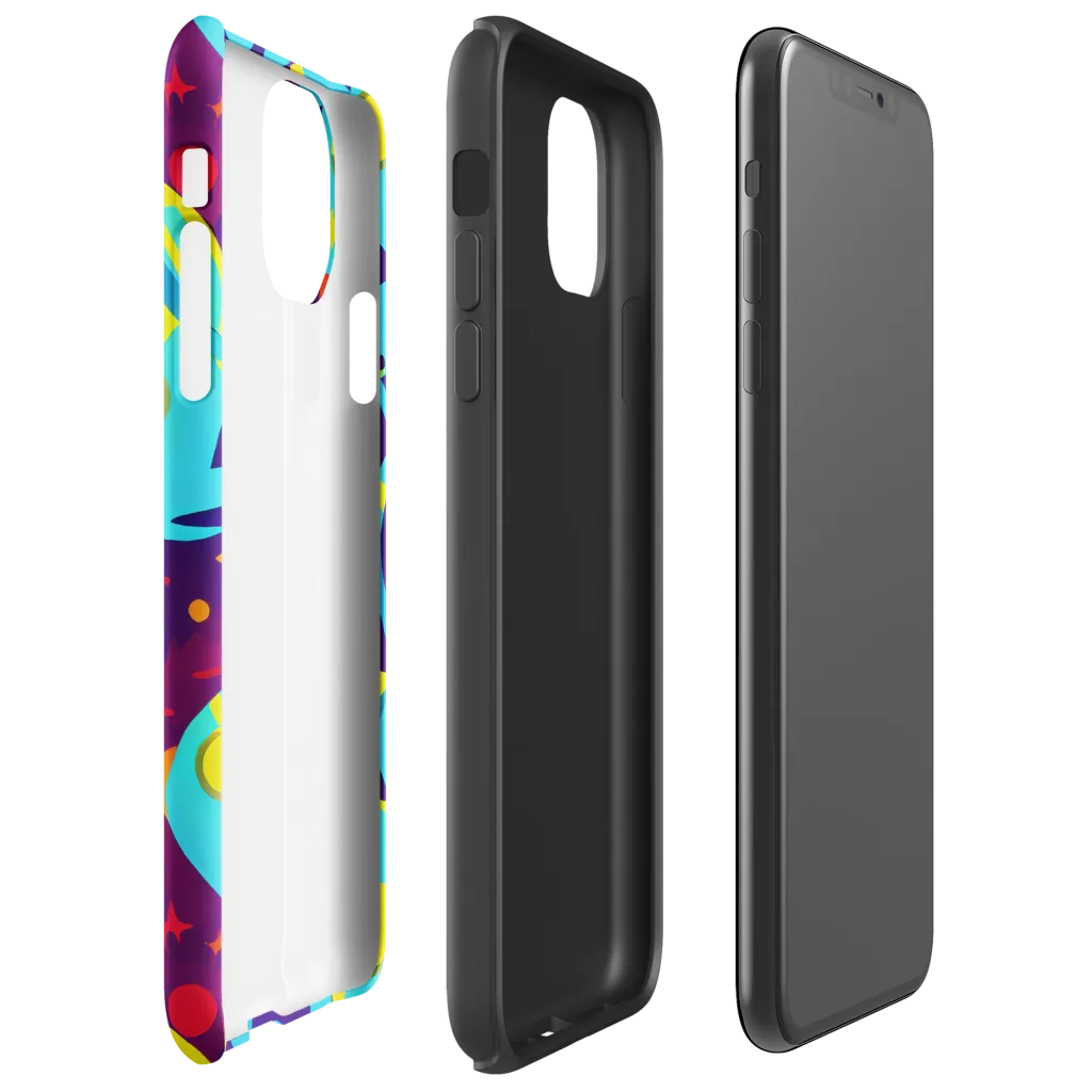 Gerace Geometry on Tough Case for iPhone® — Right