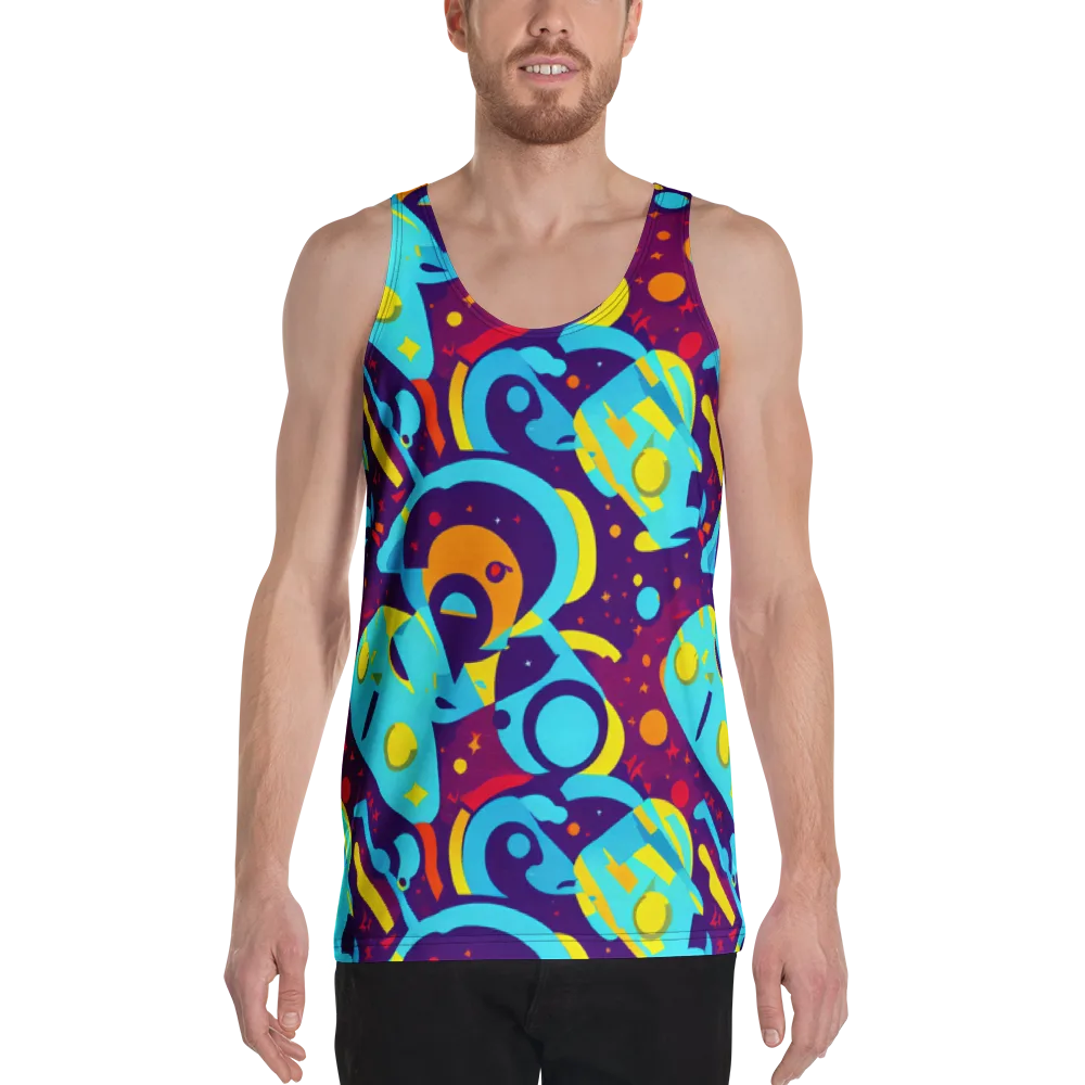 Gerace Geometry on Men's Tank Top — Front