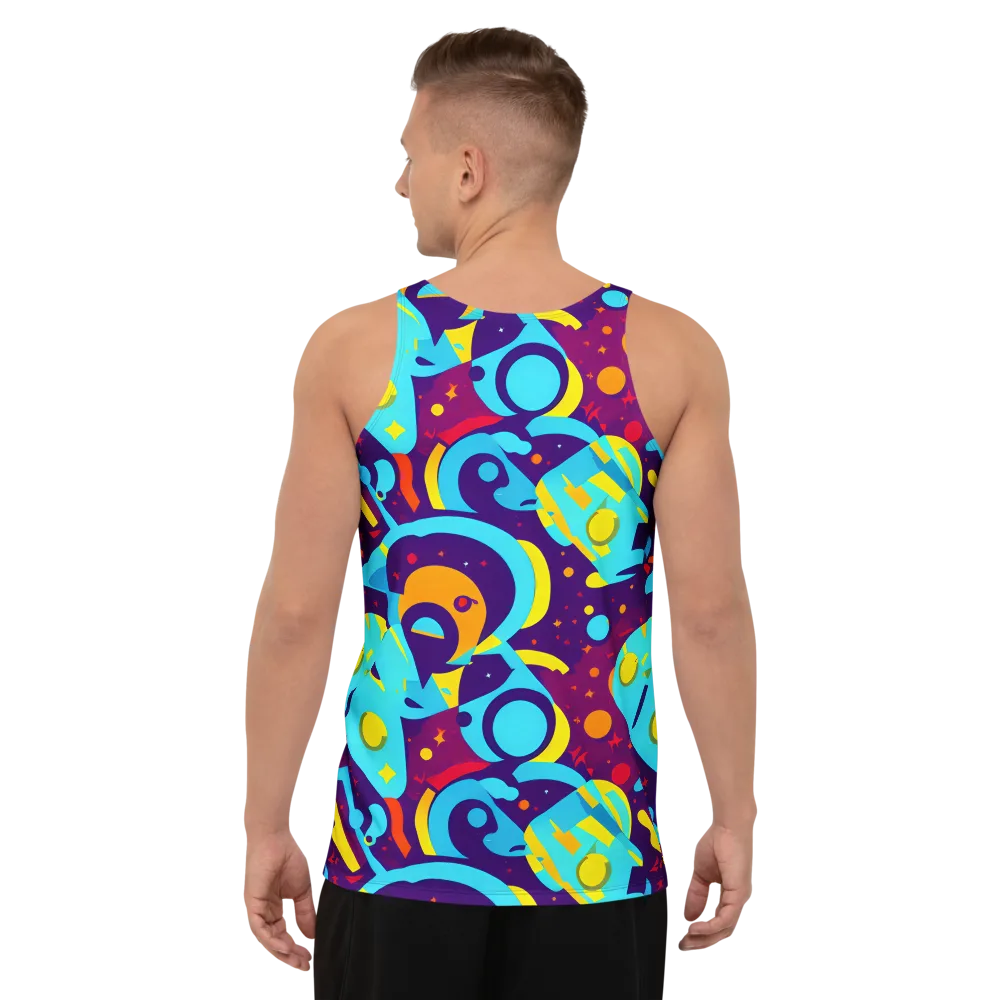 Gerace Geometry on Men's Tank Top — Back