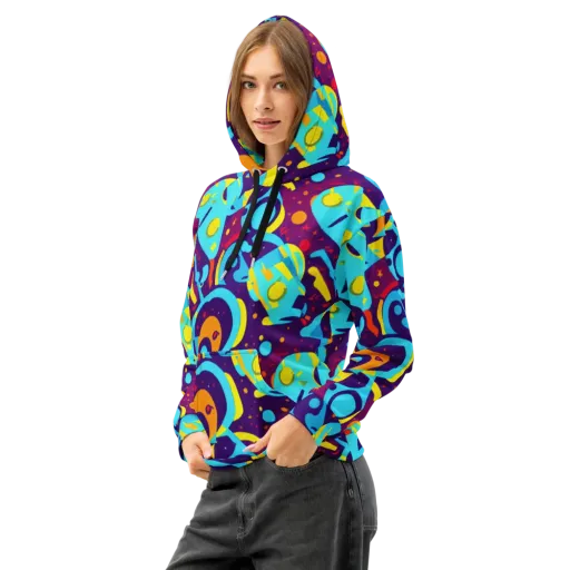 Gerace Geometry on a Cotton Hoodie