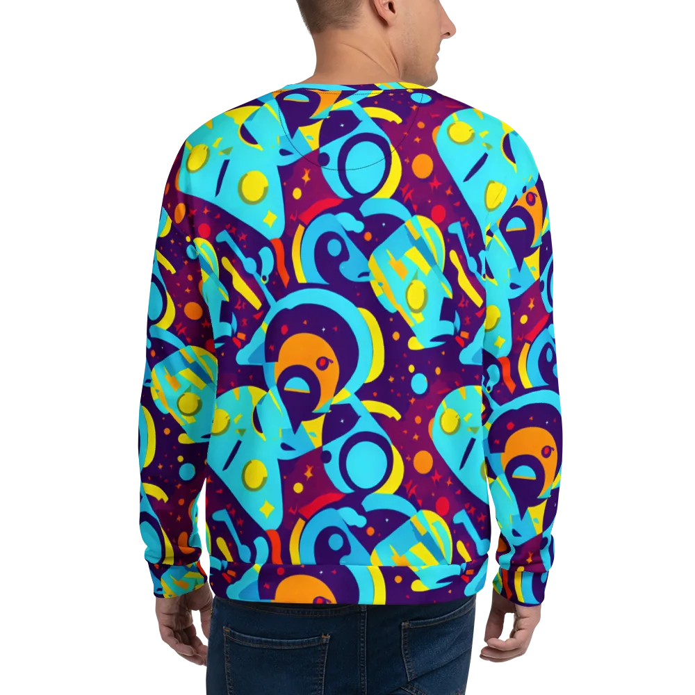 Gerace Geometry on Sweatshirt — Back