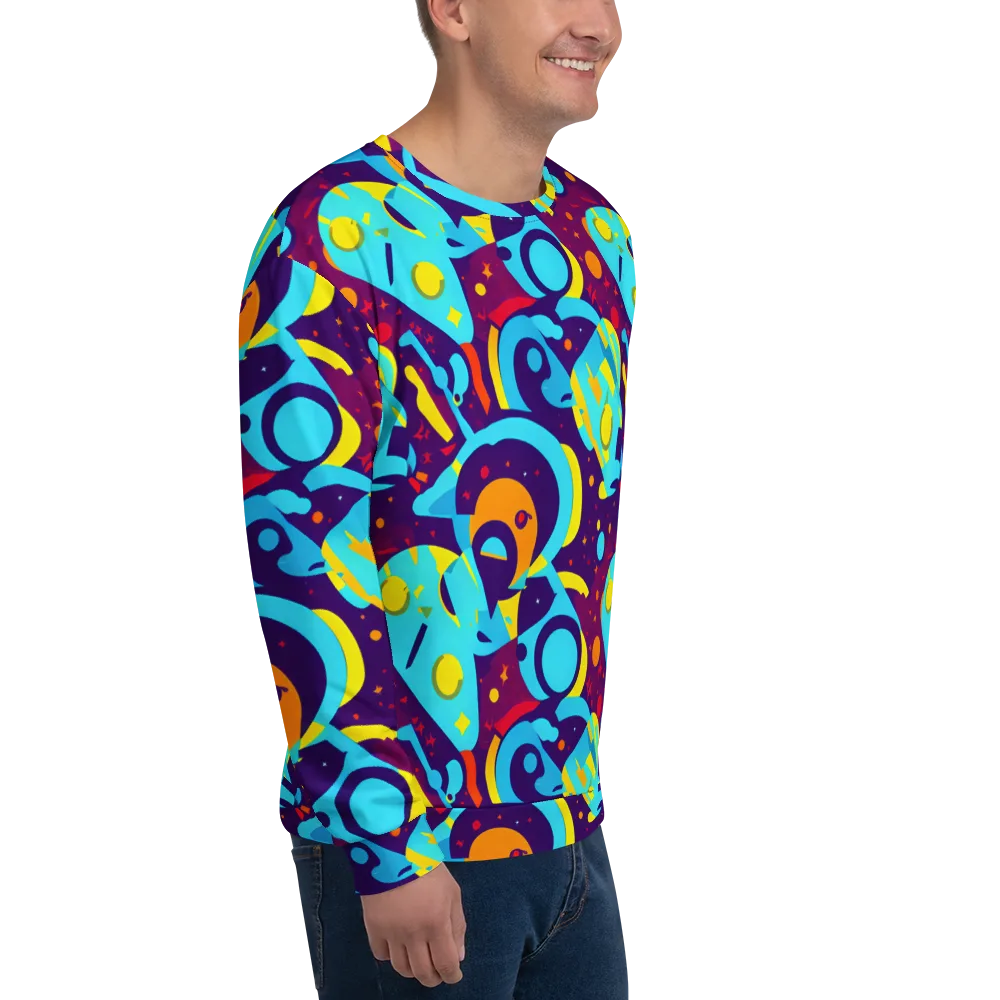 Gerace Geometry on Sweatshirt — Right Front