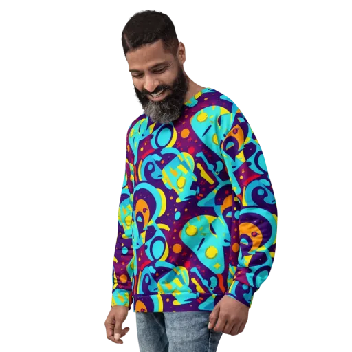 Gerace Geometry on a Sweatshirt