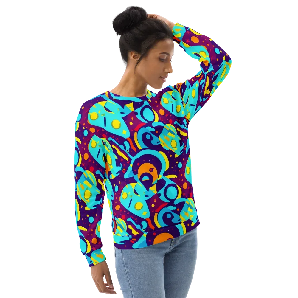 Gerace Geometry on Sweatshirt — Right Front