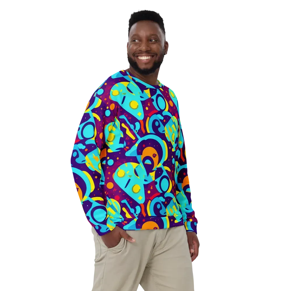 Gerace Geometry on Sweatshirt — Front