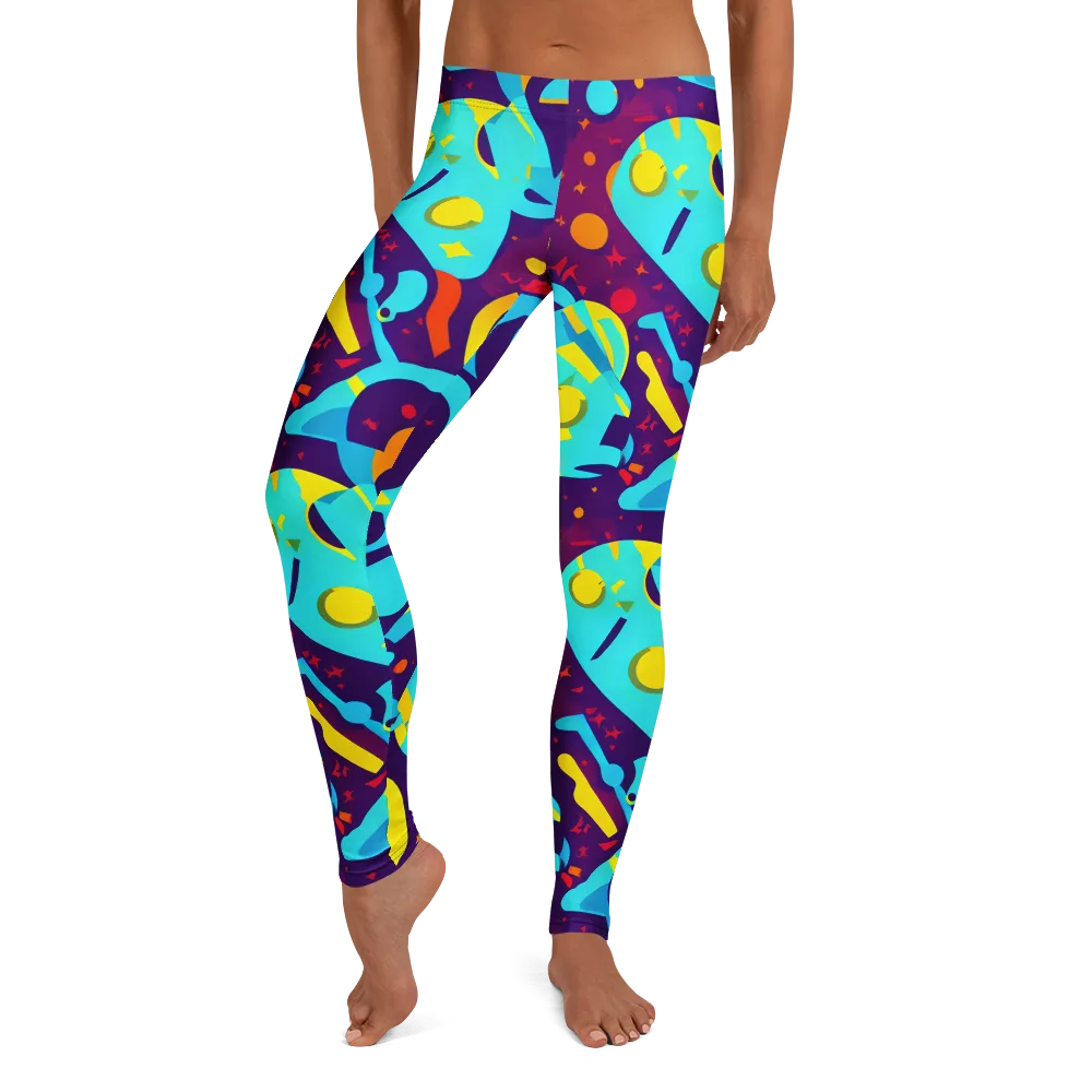 Gerace Geometry on Leggings — Front