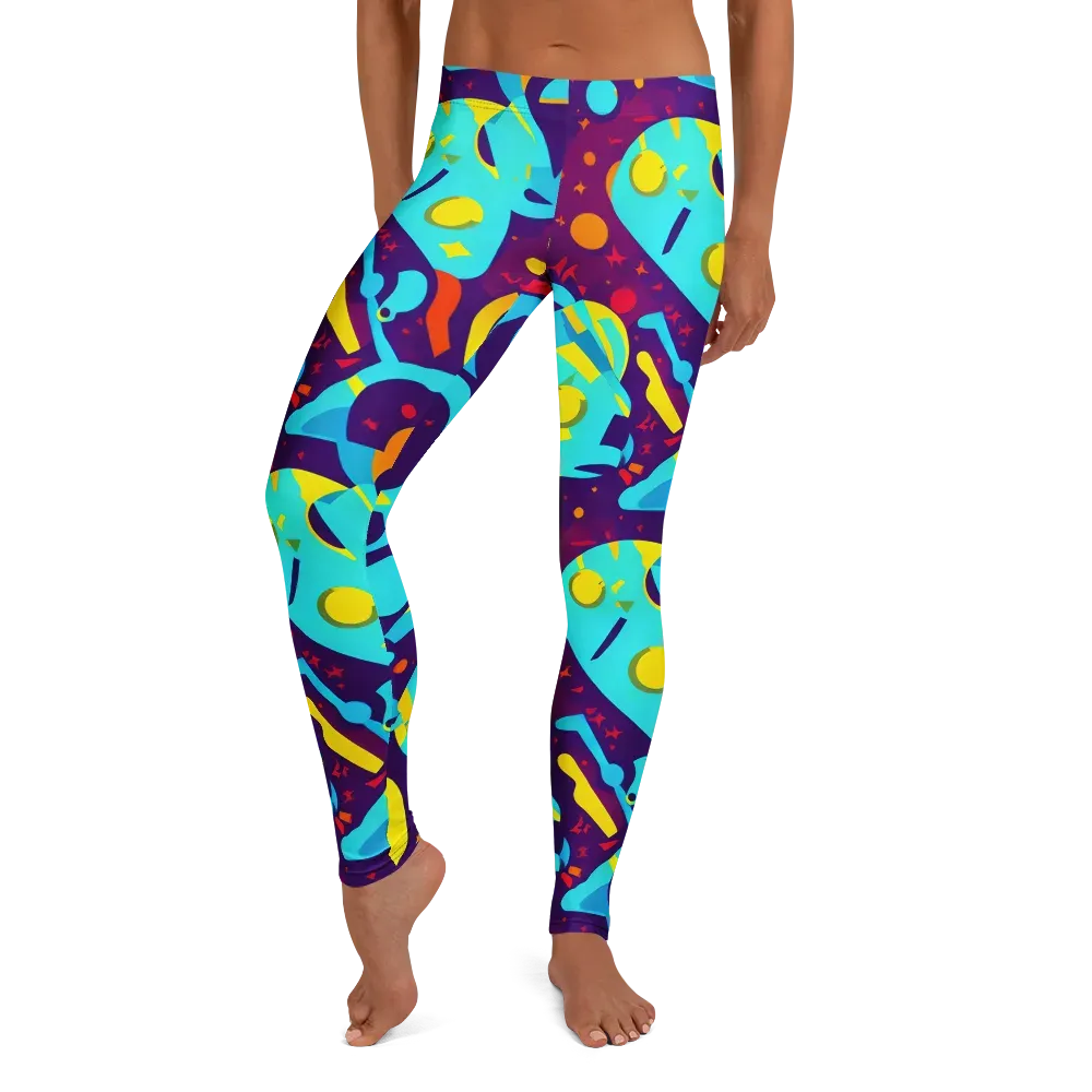 Gerace Geometry on Leggings — Front