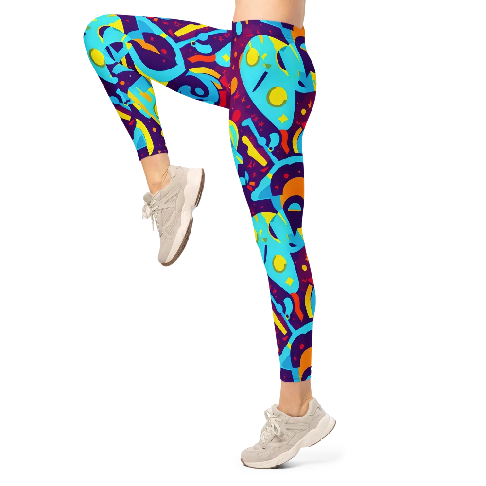 Gerace Geometry on Leggings — Left