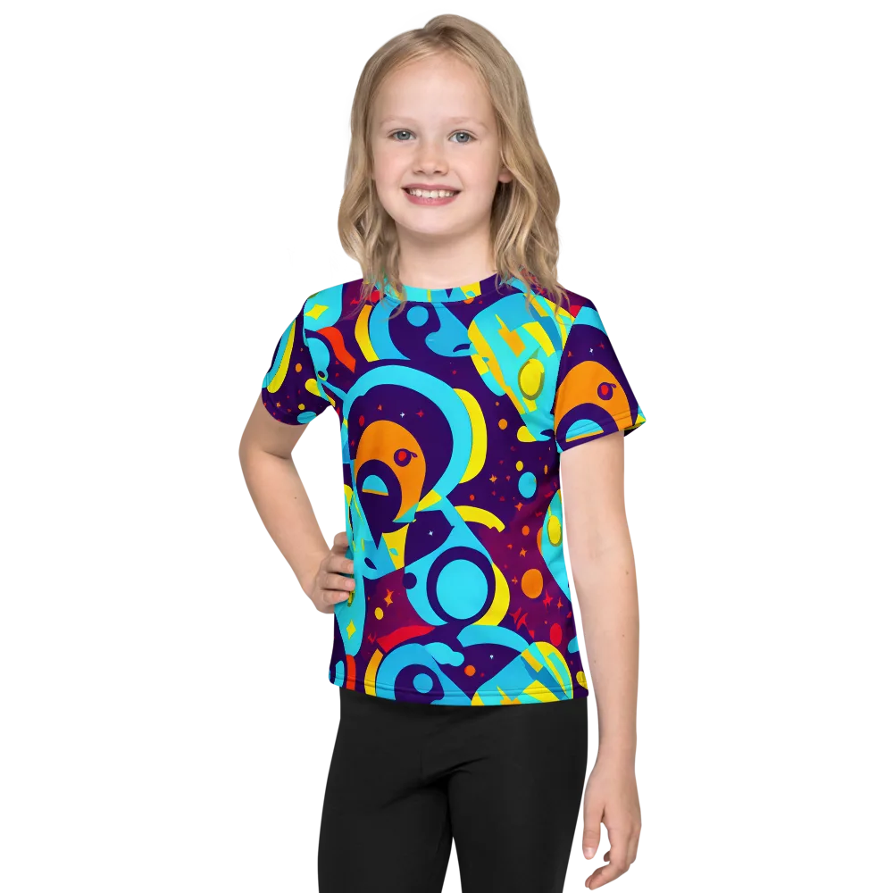 Gerace Geometry on Kids Crew Neck T-Shirt — Front