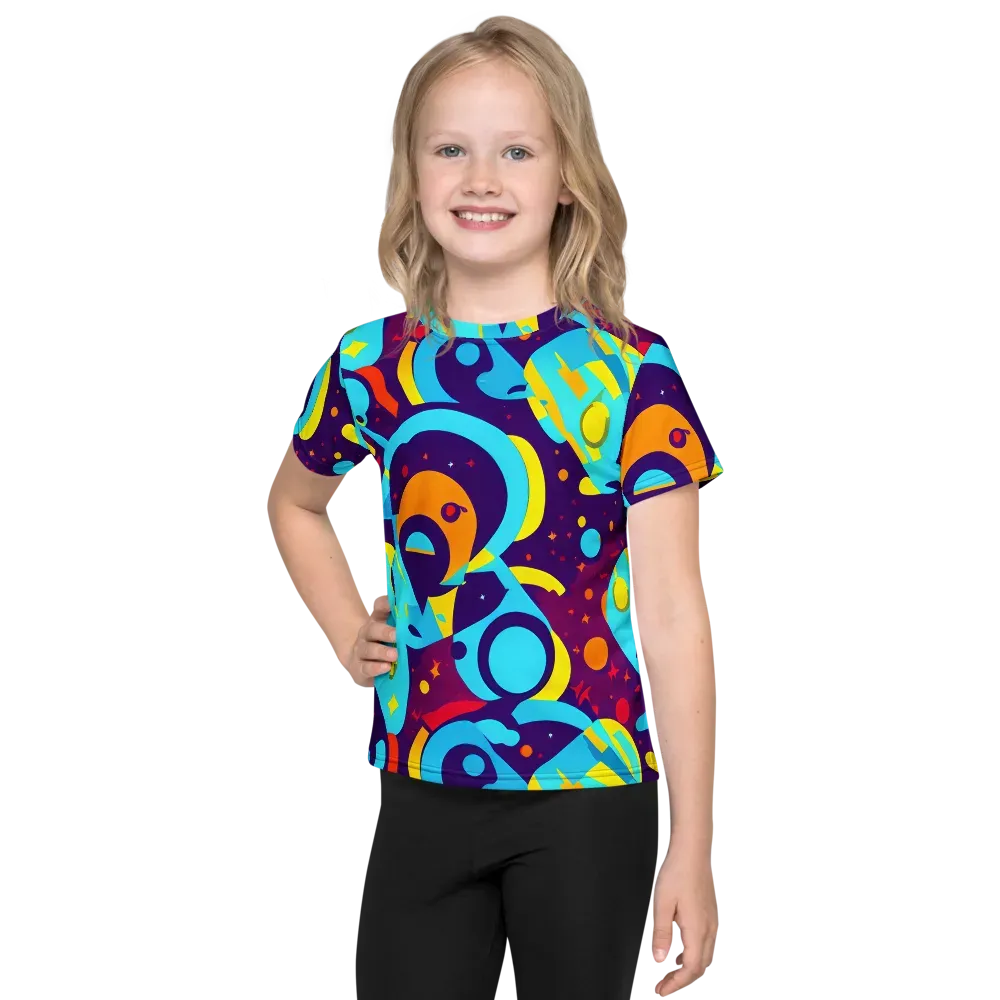 Gerace Geometry on Kids Crew Neck T-Shirt — Front