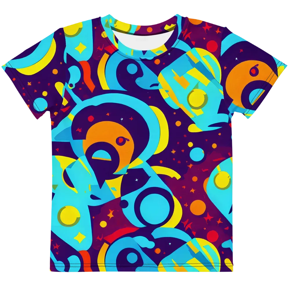 Gerace Geometry on Kids Crew Neck T-Shirt — Front