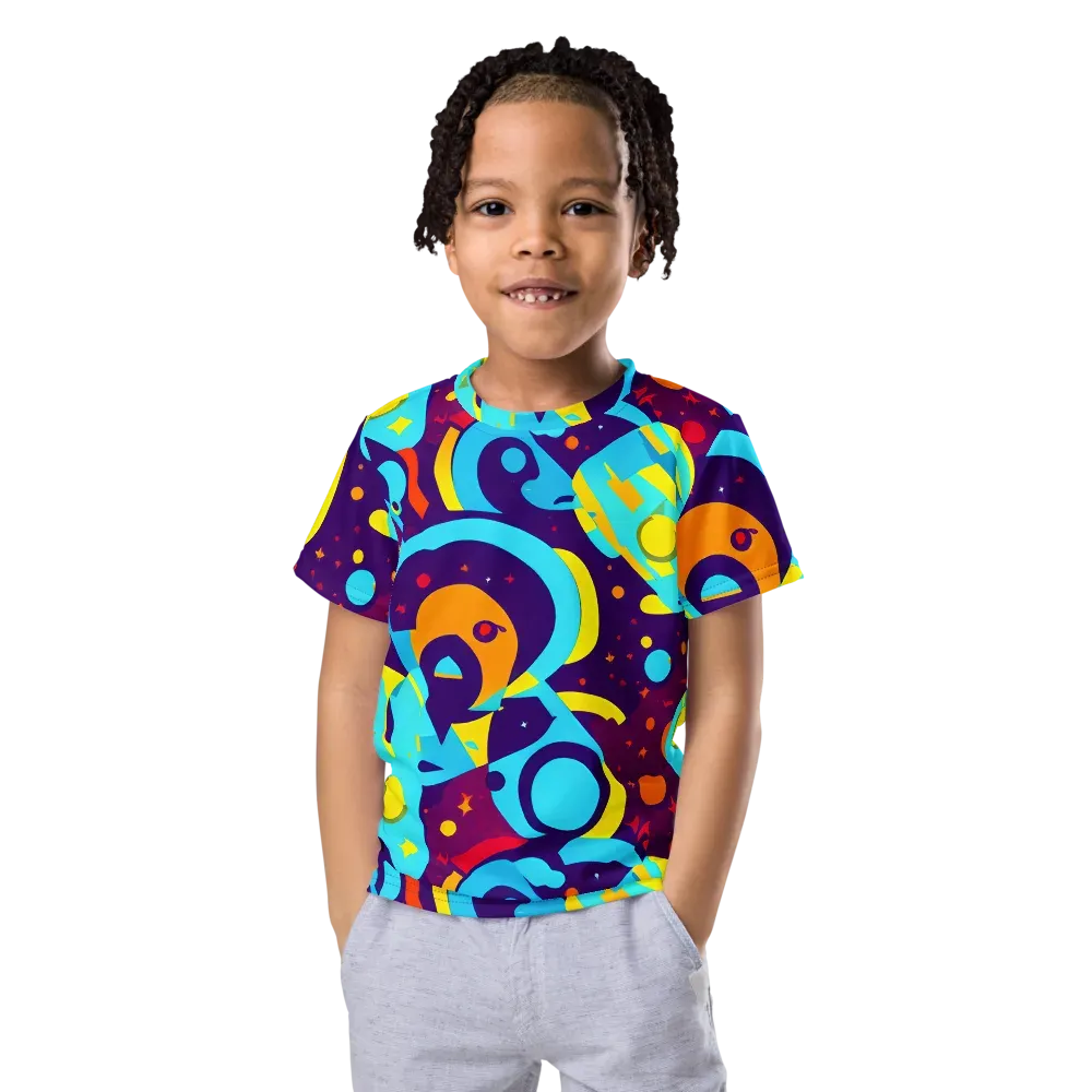 Gerace Geometry on Kids Crew Neck T-Shirt — Front