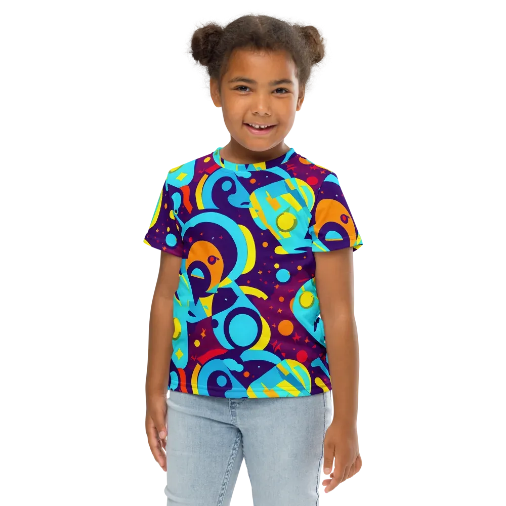 Gerace Geometry on Kids Crew Neck T-Shirt — Front