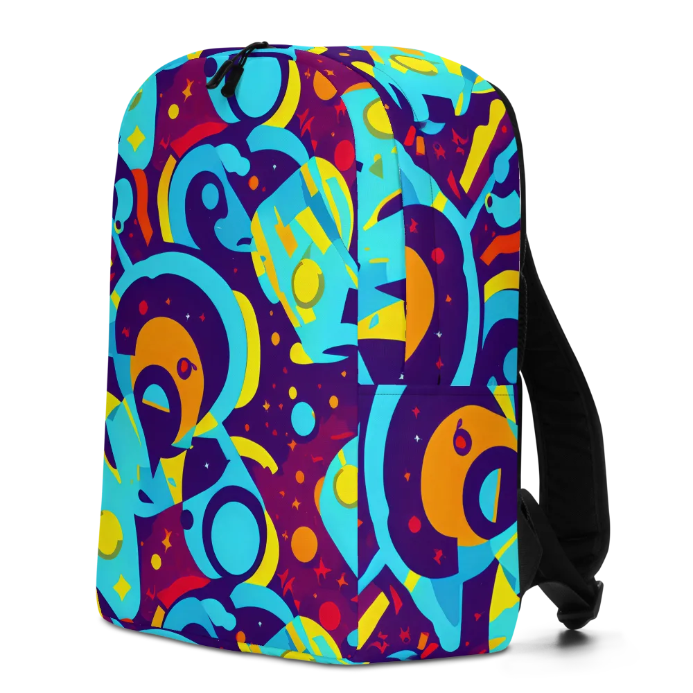 Gerace Geometry on Minimalist Backpack — Left