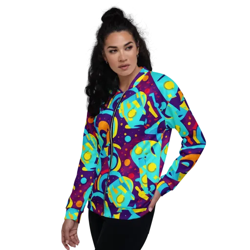 Gerace Geometry on a Bomber Jacket