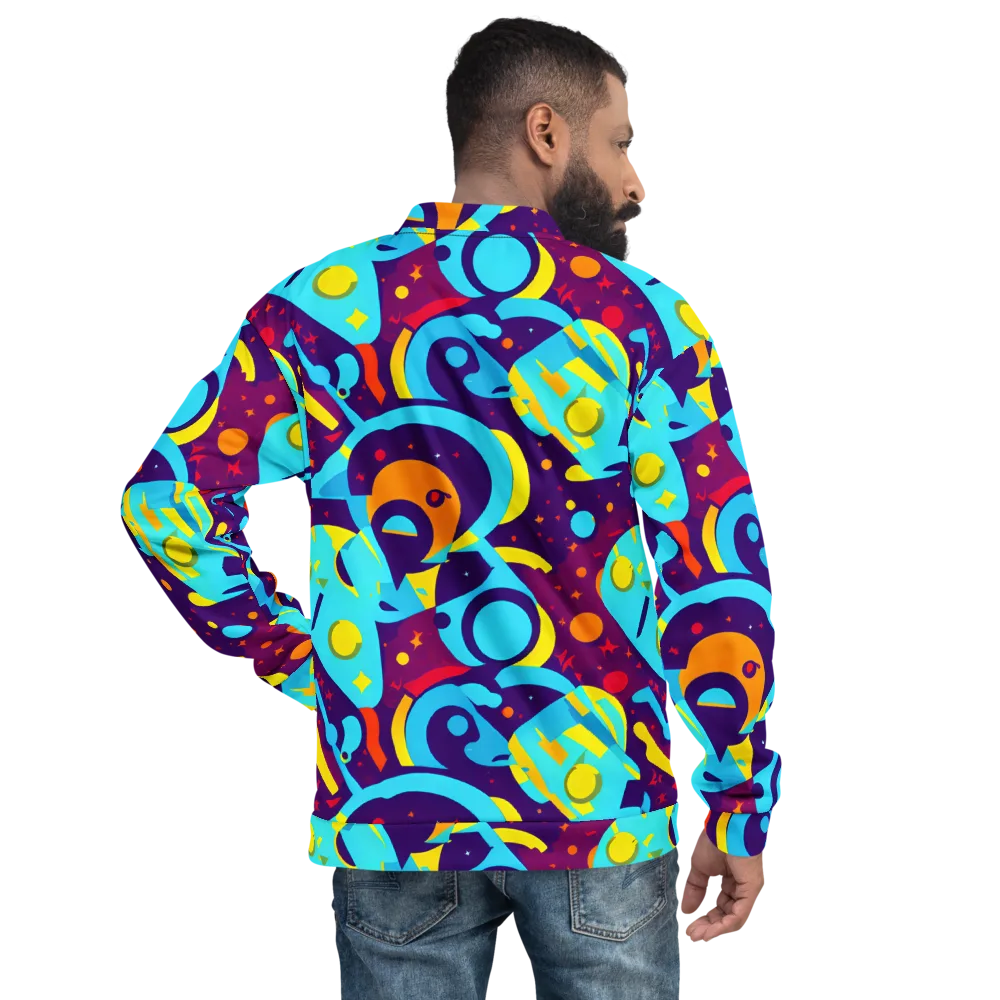 Gerace Geometry on Bomber Jacket — Back