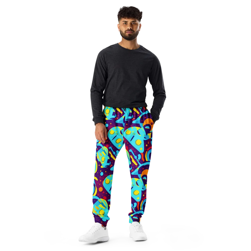 Gerace Geometry on Men's Joggers — Front