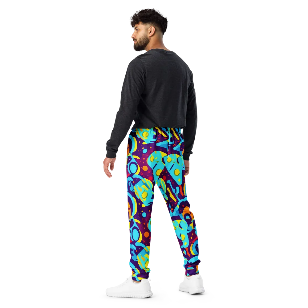 Gerace Geometry on Men's Joggers — Back