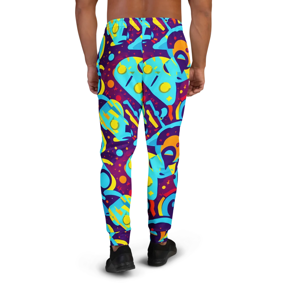 Gerace Geometry on Men's Joggers — Back