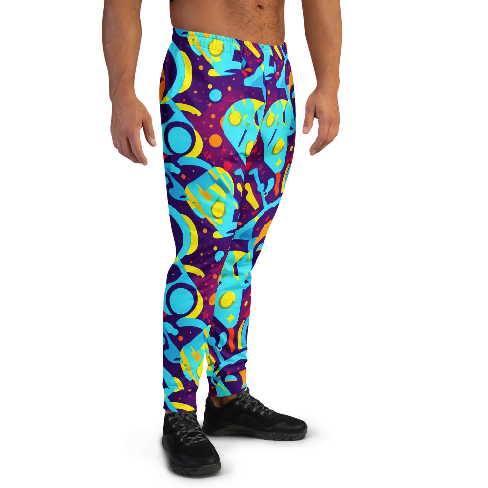 Gerace Geometry on Men's Joggers — Right
